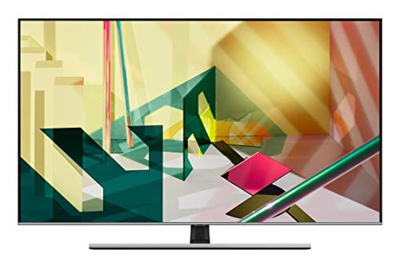 Samsung QE75Q74TATXZT Smart TV 75” QLED 4K, Ultra HD, Dual LED, Processore Quantum 4K, Quantum HDR, Wi-Fi, New Bezel-less design, Nero, 2020, Alexa in
