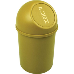 Pattumiera H375xØ214mm 6l giallo - Helit en oferta
