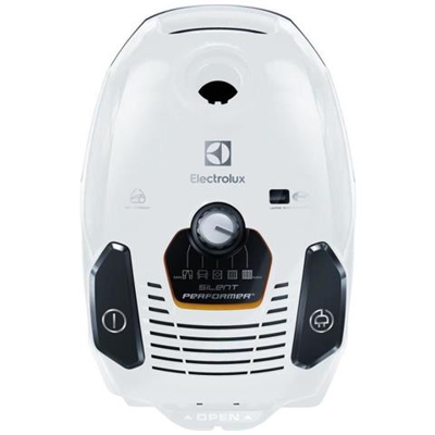 Esp75iw4a - Aspirapolvere A Tanica Con Sacco - 69db Silenzioso - 3.5l - Raggio Xxl 12m - Spazzola Parquet - Bianco