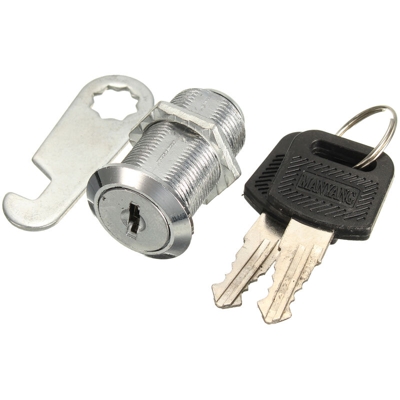 Mohoo - 1Pcs Serrature a cilindro per armadietti per porte a camme Serrature per mobili di sicurezza per cassette della posta dell'armadio con chiavi
