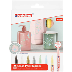 edding Pennarelli a Tinte Lucide 8 pz Multicolore en oferta