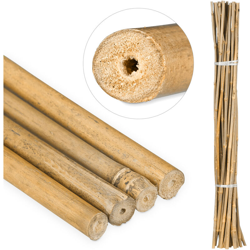Canne di Bambù 105 cm, in Bambù Naturale, Sostegno per Piante Rampicanti, Bricolage, Legno Naturale precio