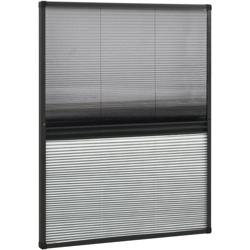 Zanzariera Plissettata Finestra Alluminio 80x100 cm con Tendina precio
