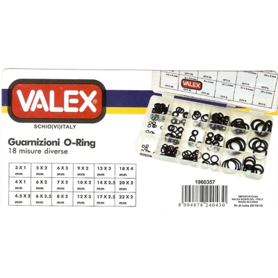 Set Serie Assortimento Guarnizioni O-Ring 225 Pz Valex