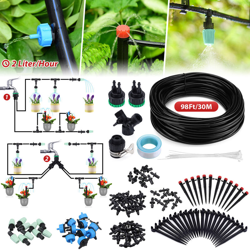 Il sistema di irrigazione a goccia idroponica da 98 piedi / 30 m fornisce il kit di gocciolatori precio