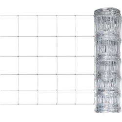 Recinzione da Giardino in Acciaio Zincato 50x1,5 m Argento características