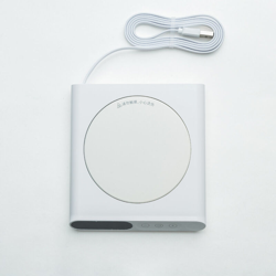 Happyshopping - Scalda tazza per tazza da caffe Te al latte Piastra riscaldante per bevande elettrica Promemoria timer alimentato tramite USB per características