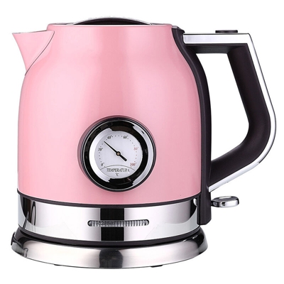 Happyshopping - Bollitore elettrico da 1,8 litri Bollitore da te in acciaio inossidabile Riscaldamento istantaneo Caldaia ad acqua calda Scaldabagno