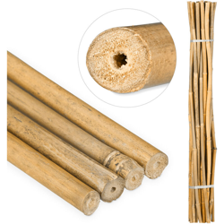 Canne di bambù 120 cm, in Bambù Naturale, Sostegno per Piante Rampicanti, Bricolage, Legno Naturale precio
