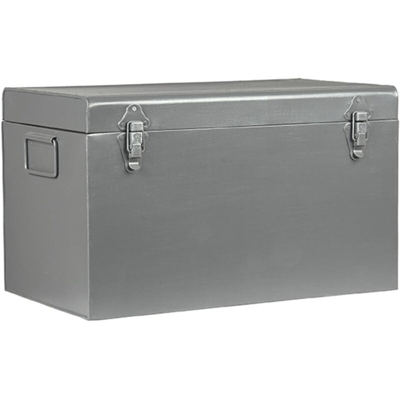 LABEL51 Contenitore Vintage 40x20x25 cm M Grigio Anticato