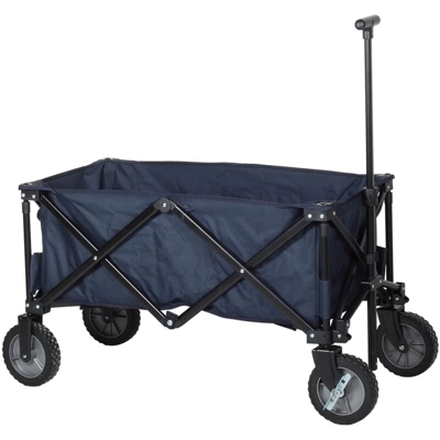 Campart Travel Carrello Pieghevole St. Tropez Blu 90,5x48x55,5 cm