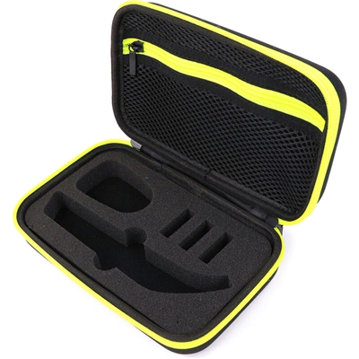 Happyshopping - Oneblade Pro Custodia portatile per rasoio antipolvere impermeabile e portatile,Tipo,Black Pack Green Zipper - Tipo,Black Pack Green