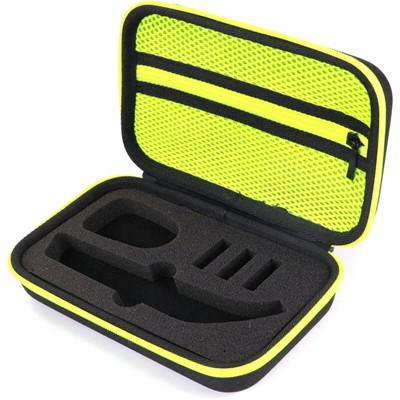 Happyshopping - Oneblade Pro Custodia portatile per rasoio antipolvere impermeabile e portatile,Tipo,Black Pack Green Net e cerniera - Tipo,Black