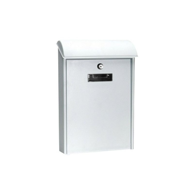 Cassetta postale Saturnia Garden 25x38x9,5 cm. bianco