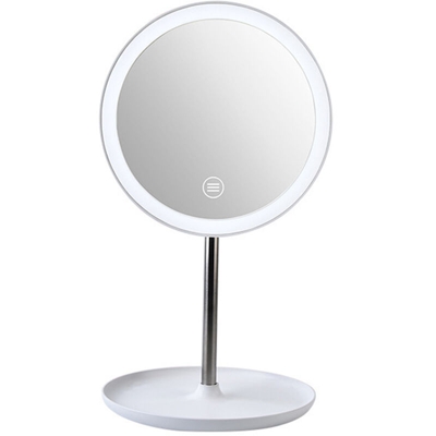 Happyshopping - Beauty LED Specchio per il trucco Net Red Desktop Specchio per il trucco USB su un lato Smart Fill Light Specchio per il trucco da