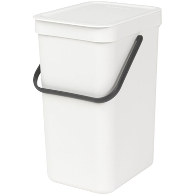 Brabantia - Pattumiera Sort and Go CapacitÃ 12 Litri Colore Bianco PATTUMIERA SORT&GO 12LT.BIANCO | PZ