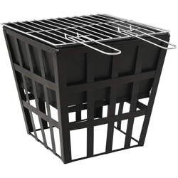 Braciere e Barbecue 2 in 1 34x34x48 cm in Acciaio precio