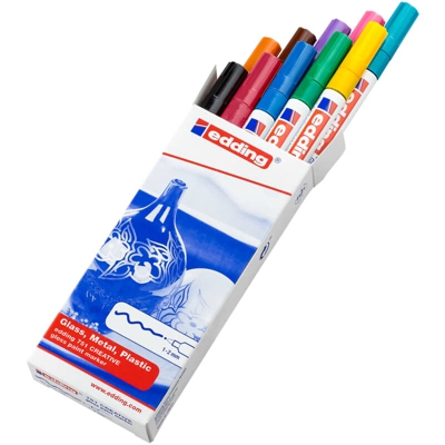 edding Pennarelli a Tinte Lucide 10 pz Multicolore