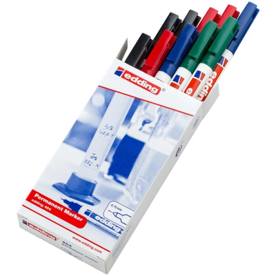 edding Pennarello Indelebile 10 pz Multicolore 404