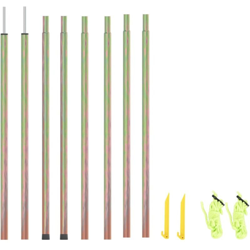 Vidaxl - Aste per Parasole a Vela 2 pz 200 cm in Acciaio Zincato en oferta