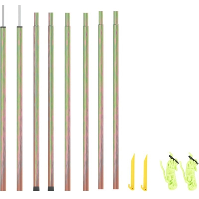 Vidaxl - Aste per Parasole a Vela 2 pz 200 cm in Acciaio Zincato