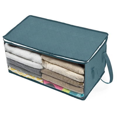 Mohoo - Sacchetto contenitore di immagazzinaggio della trapunta del guardaroba 3PCS Scatole di immagazzinaggio dei vestiti pieghevoli con cerniera
