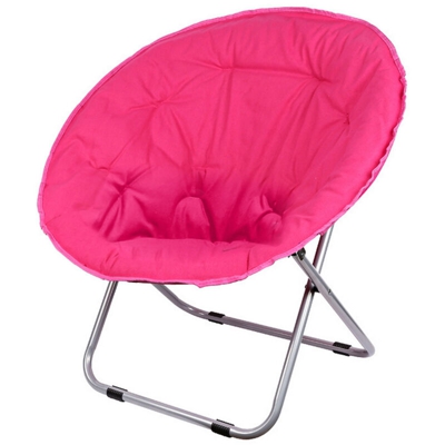 Mohoo - Sedia oversize Sedia con piattino grande capacità Sedia pieghevole (rosa, A1)