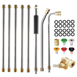 Kit di pulizia dell'estensione della bacchetta della rondella dell'ugello di spruzzatura ad alta pressione 4000PSI en oferta