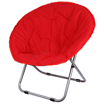 Mohoo - Sedia oversize Sedia con piattino grande capacità Sedia pieghevole (rosso, A3)
