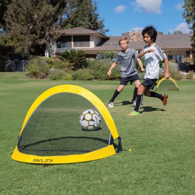 SKLZ Set Porta da Calcio Pop-up Playmaker Giallo