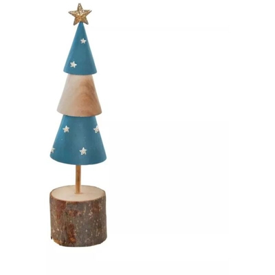 Albero di Natale Legno di paulownia (5 x 5.5 x 15 cm) - Dkd Home Decor