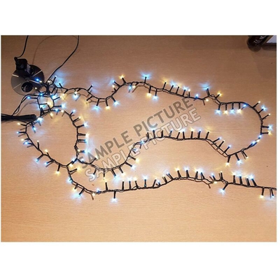 Ghirlanda serpente 400 led 8m luce fredda e calda