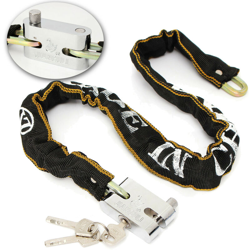 Mohoo - Catena antifurto Lunghezza 65 cm + Lucchetto Per Moto en oferta