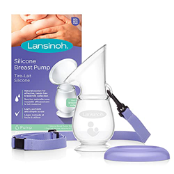 Lansinoh Pompa per latte in silicone per salvare ogni goccia di latte materno, 100% silicone precio