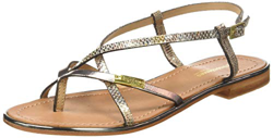 Les Tropéziennes par M. Belarbi Monaco, Sandali con Chiusura sul Retro Donna, Beige (Beige/Bronze 45), 39 EU precio