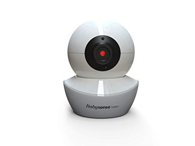 Babysense Aggiungi camera per baby video monitor V43, zoom inclinazione panoramica a distanza, luce notturna regolabile, audio a due vie, visione nott