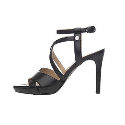 NeroGiardini P717850DE Sandali Donna in Pelle - Nero 38 EU