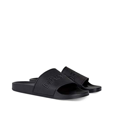 D.Franklin Slides, Sandali Uomo, Nero, 42 EU