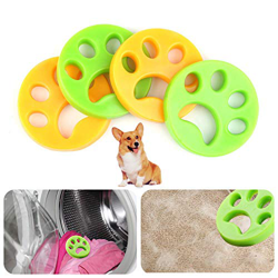 4 pezzi set di rimozione dei peli degli animali domestici, dispositivo di rimozione dei peli di cane e gatto per lavatrice, dispositivo per capelli ap precio