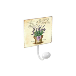 Imagen de Nesu - APPENDIABITI DA PARETE BIANCO 1 POMELLO PORCELLANA LAVANDA al mejor precio Nesu - APPENDIABITI DA PARETE BIANCO 1 POMELLO PORCELLANA LAVANDA precio