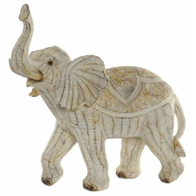 Statua Decorativa DKD Home Decor Resina Elefant (33.5 x 17 x 35 cm)