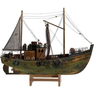 Statua Decorativa Legno (40 x 13 x 35 cm) - Dkd Home Decor