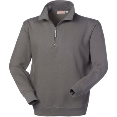 Felpa con Mezza Zip modello Perth Colore Grigio FELPA PERTH 1/2 ZIP COLORE GRIGIO TAGLIA XXXL | PZ