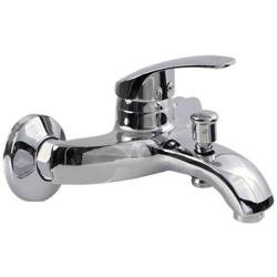 Rubinetto per vasca a parete miscelatore da doccia monocomando da bagno in ottone cromato características