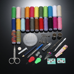 Set di strumenti per cucire da viaggio a casa di grande capacita a 24 colori, rimozione del punto/direttore/colore della penna casuale en oferta