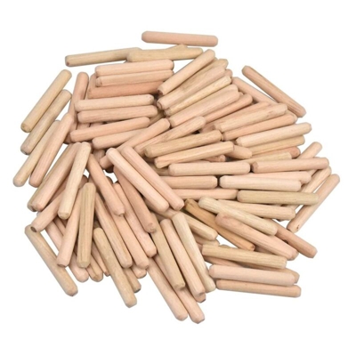Tasselli in legno faggio x spinatura mm 8 X 35 cf 60 pz