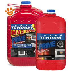 Combustibile liquido per stufe - Toyotomi PRIME - da 10 litri características