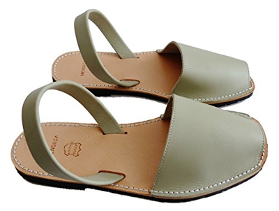 Uomini Autentici Sandali di Minorca, Vari Colori. Avarcas menorquínas (41 Uomo, Natural Box)