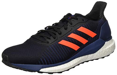 adidas Solar Glide St 19, Scarpe da Trekking Uomo, Cblack/Solred/Tecind, 45 1/3 EU