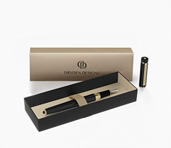 Penna Stilografica della Dryden Designs con Pennino Medio, Custodia Regalo e Converter per Ricarica Inchiostro Inclusi, Strumento di Scrittura Classic características